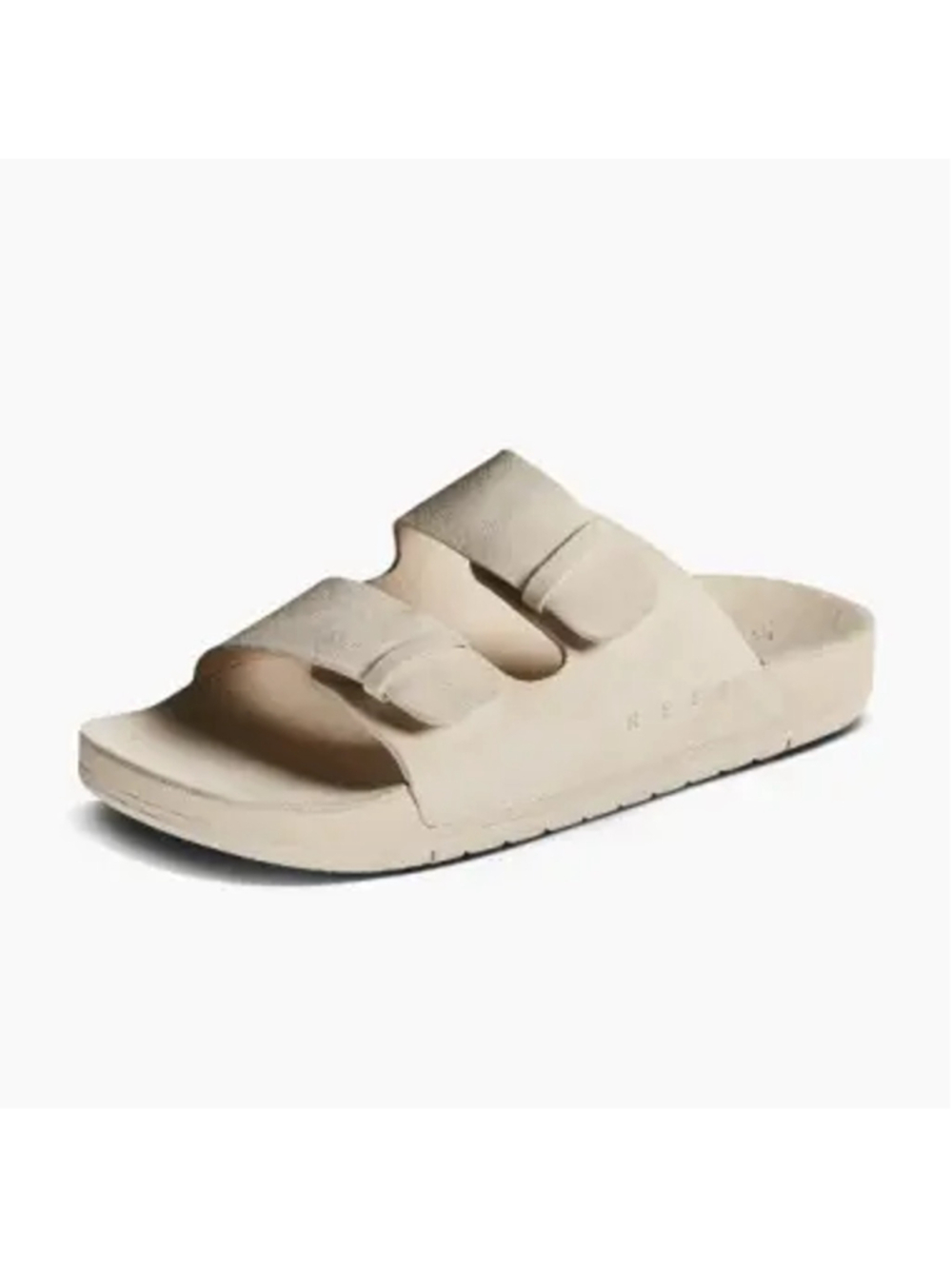 Reef Ojai Two Bar Sandals Womens 9 Beige Suede Comfort Slides Adjustable - Picture 5 of 9